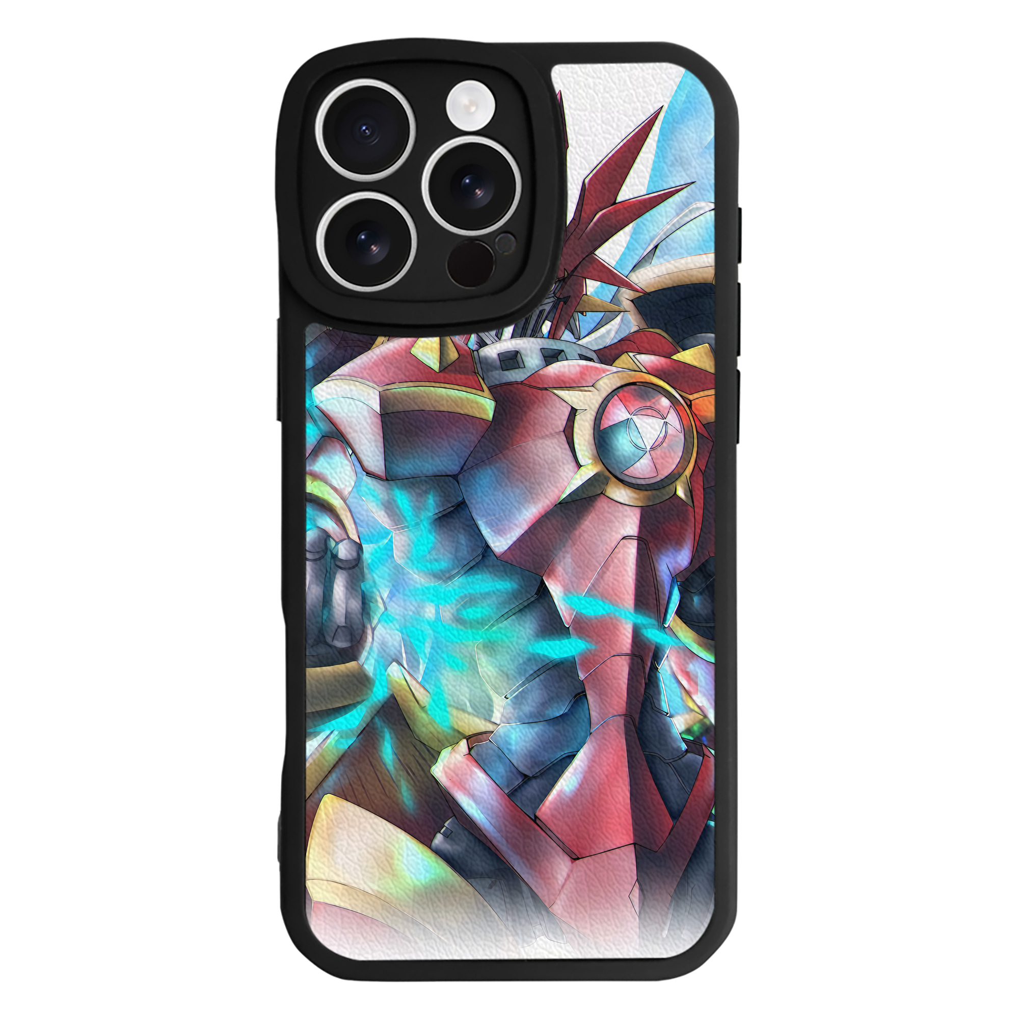 （画像用） Digimon デジタルモンスター/デジモン 【iPhone 16シリーズ対応】シリコンスマホケース（レザー調） 材質：シリコン